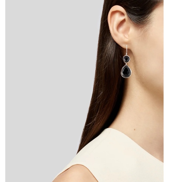 Authentic Ippolita onyx earrings - Picture 2 of 10